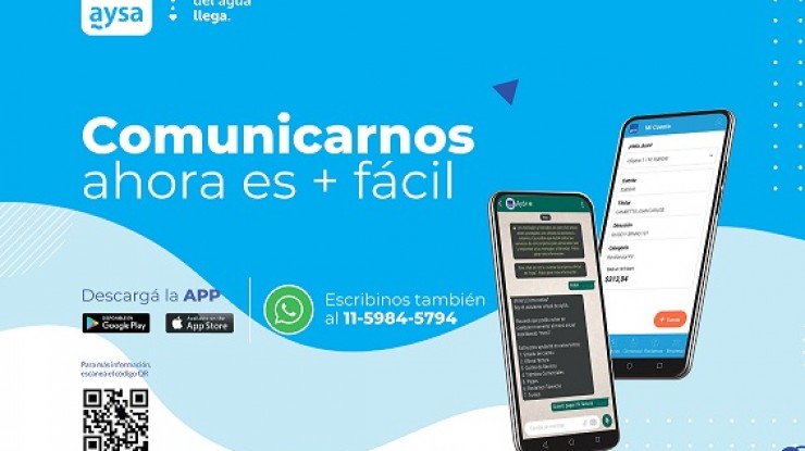 AySA sumó nuevos canales de comunicación digital